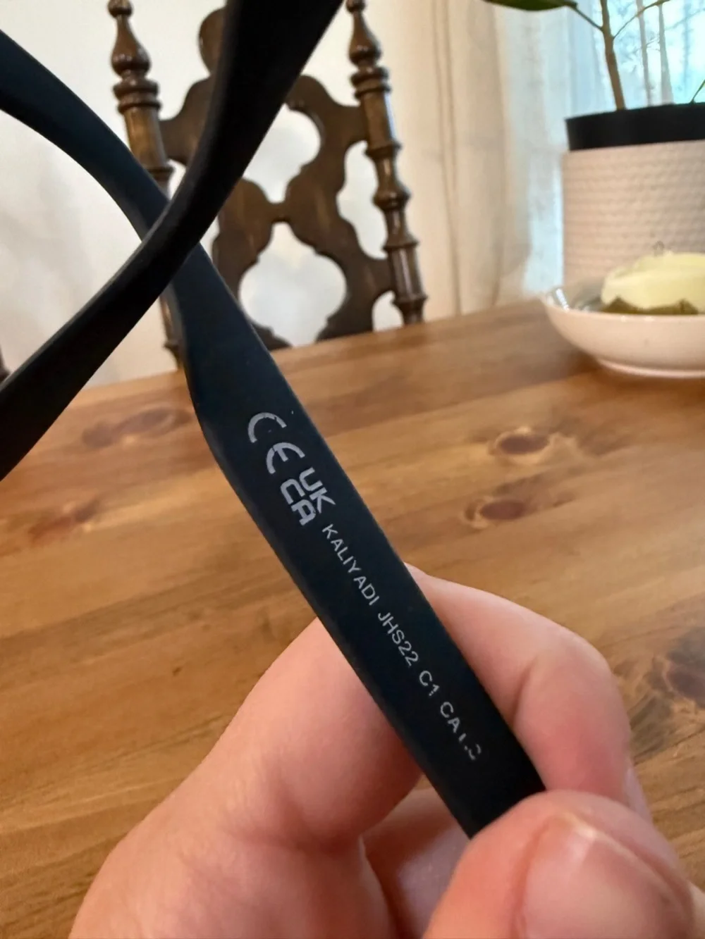 Classic Wayfarer-Style Black Sunglasses